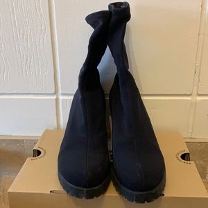 Vagabond Black sock booties